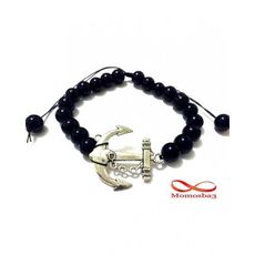 Agate Verre Avec Pendentif Ancre Marine (Fil Réglable) au meilleur prix au Maroc