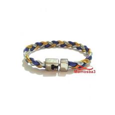 Bracelet Skaï Avec Fermoir Argenté au meilleur prix au Maroc