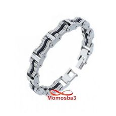 Bracelet En Acier Inoxydable Et Silicone (Réglable) au meilleur prix au Maroc