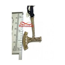 Collier Fil Noir Réglable Avec Pendentif COUPERET BRONZE Noir - Unisex au meilleur prix au Maroc