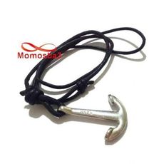 Bracelet Ancre Marine Hope Sur Cuir MARRON - Unisex au meilleur prix au Maroc