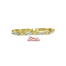 Bracelet En Acier Inoxydable Argenté + DORE Unisex Réglable au meilleur prix au Maroc