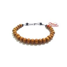 Agate Bois Sur Cordon Réglable au meilleur prix au Maroc