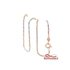 Chaîne En Acier Inoxydable + Plaqué OR JAUNE Torsadé Unisex au meilleur prix au Maroc