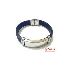 Bracelet En Acier Inoxydable Et Silicone + Cuir MARRON (Réglable) au meilleur prix au Maroc