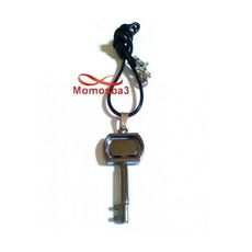 Collier Fil Noir Et Pendentif Clé En Acier Inoxydable - Unisex au meilleur prix au Maroc