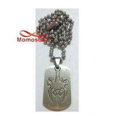 Chaine Maille Boule Avec Pendentif - Acier Inoxydable au meilleur prix au Maroc