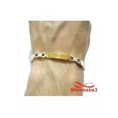 Bracelet En Acier Inoxydable Argenté + DORE Unisex Réglable au meilleur prix au Maroc