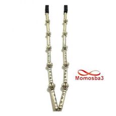 Collier Verre et Fil Artisanat Avec Pendentif Plume - Unisex au meilleur prix au Maroc