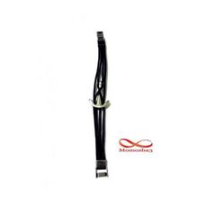 Bracelet Ancre Cuir Noir + Fermoir Acier Inoxydable (Réglable) au meilleur prix au Maroc