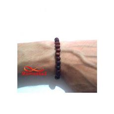 Agate Bois MARRON Cordon Réglable - Unisex au meilleur prix au Maroc