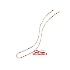 Chaîne En Acier Inoxydable + Plaqué OR JAUNE Torsadé Unisex au meilleur prix au Maroc