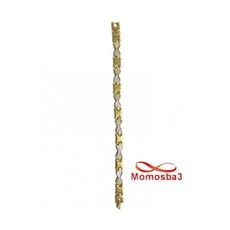 Bracelet En Acier Inoxydable Argenté + DORE Unisex Réglable au meilleur prix au Maroc