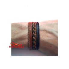 Bracelet Torsadé Cuir Et Fil Réglable - Unisex au meilleur prix au Maroc