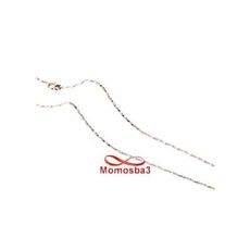 Chaîne En Acier Inoxydable + Plaqué OR JAUNE Torsadé Unisex au meilleur prix au Maroc