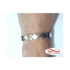 Bracelet En Acier Inoxydable - Argenté + DORE au meilleur prix au Maroc