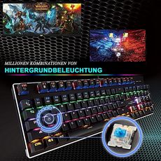 Clavier Gamer de Jeu de Rétroéclairage couleur USB filaire au meilleur prix au Maroc