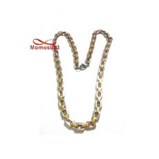 Chaîne En Acier Inoxydable Argenté + DORE au meilleur prix au Maroc