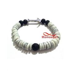 Agate Pierre Naturelle Avec Pendentif Ancre Vikings Unisex au meilleur prix au Maroc