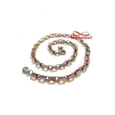 Chaîne En Acier Inoxydable Argenté + DORE au meilleur prix au Maroc