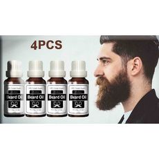 4PCS Hommes Barbe Sérum Nourrissant Naturel 15 ml au meilleur prix au Maroc