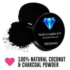 Nettoyage Blanchiment Des Dents L'hygiène Poudre Nature Charbon TEETH WHITENING POWDER au meilleur prix au Maroc