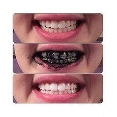 Charbon Actif Dents Blanchiment Organique Naturel de Charbon  Dentifrice Poudre au meilleur prix au Maroc