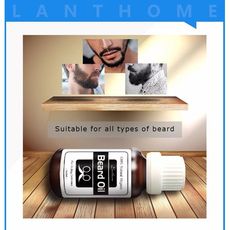 1 pièces Lanthome Naturel Barbe Baume Barbe Croissance Huile Bio Conditionneur Hydratant modélisation adoucir hommes gentleman barbe soins des cheveux 1 pcs /15 ML au meilleur prix au Maroc