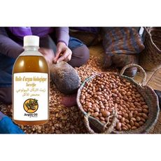 ORIGINAL Huile d'argan pure biologique torréfie alimentaire cooperative 500 ML au meilleur prix au Maroc