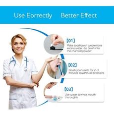 Charbon Actif Dents Blanchiment Organique Naturel de Charbon  Dentifrice Poudre au meilleur prix au Maroc