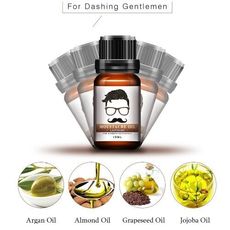 1 pc Hommes Naturel Organique Moustache Huile Hydratant Lissage Messieurs Barbe Huile Visage Soins Des Cheveux beauté /15 ML au meilleur prix au Maroc