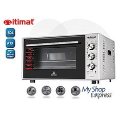 ITIMATFOUR ELECTRIQUE 60L DOUBLE VITRAGE VENTILATEUR TURBO LAMPE INTERIEUR GRIS au meilleur prix au Maroc