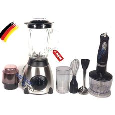 PACK  BLENDER BOL EN VERRE 1.5L + MIXEUR PLONGEANT 4EN1 INOX NOIR au meilleur prix au Maroc