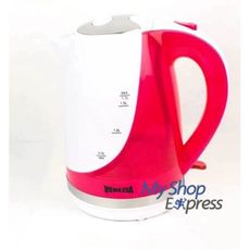 BOUILLOIRE ELECTRIQUE  PUISSANT 1 7 L ROUGE TRANSPARENT au meilleur prix au Maroc
