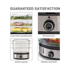 LAMACOM CUISEUR VAPEUR ELECTRIQUE LOOK IN au meilleur prix au Maroc