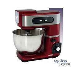 TATCH ROBOT PETRIN 7 LITRES 1800W MULTIFONCTIONS ROUGE au meilleur prix au Maroc