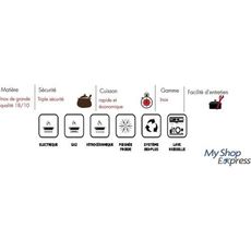 Original Cocotte minute 8L en Aluminium by EXPRESS au meilleur prix au Maroc