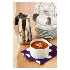 Cafetière italienne en acier inoxydable - 6 tasses au meilleur prix au Maroc