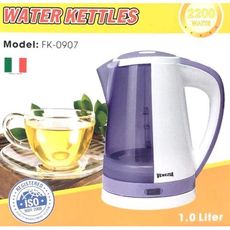 BOUILLOIRE ELECTRIQUE PUISSANT 2200 W 1L MAUVE  TRANSPARENT au meilleur prix au Maroc
