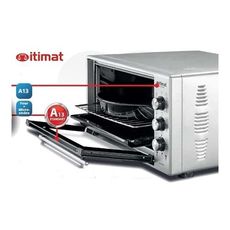 ITIMAT FOUR ELECTRIQUE 40L ITIMAT DOUBLE VITRAGE VENTILATEUR TURBO LAMPE INTERIEUR au meilleur prix au Maroc