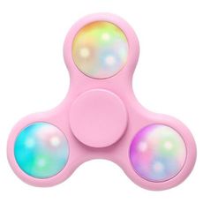 Spinner avec LED - LED Fidget Spinner - Rose au meilleur prix au Maroc