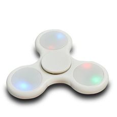 Spinner avec LED - LED Fidget Spinner - Blanc au meilleur prix au Maroc