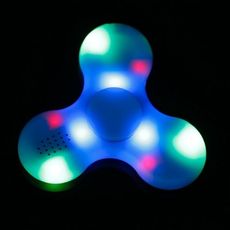 Spinner Plus - Fidget Spinner - Led et Bluetooth - Blanc au meilleur prix au Maroc