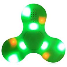 Spinner Plus - Fidget Spinner - Led et Bluetooth - Vert au meilleur prix au Maroc