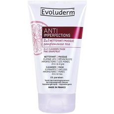 EVOLUDERM Anti Imperfections 2in1 Nettoyant/Masque-150ML au meilleur prix au Maroc
