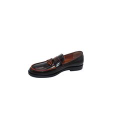 Eleganza Tassel loafers Cuir Marron foncé- 523 au meilleur prix au Maroc