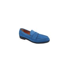 Gentleman Penny loafers Daim Bleu petrol - 528 au meilleur prix au Maroc