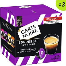 48 Capsules Dolce Gusto Compatible Espresso Intense - Carte Noire au meilleur prix au Maroc