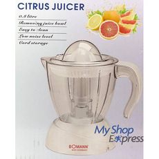 PRESSE AGRUMES ELECTRIQUE BOMANN SILENCIEUX ULTRA COMPACT 40W JUS ORANGE CITRON au meilleur prix au Maroc
