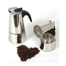 CAFETIERE ITALIENNE EN ACIER INOXYDABLE - 10 TASSES au meilleur prix au Maroc